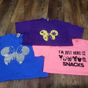 Girls medium Disney shirts